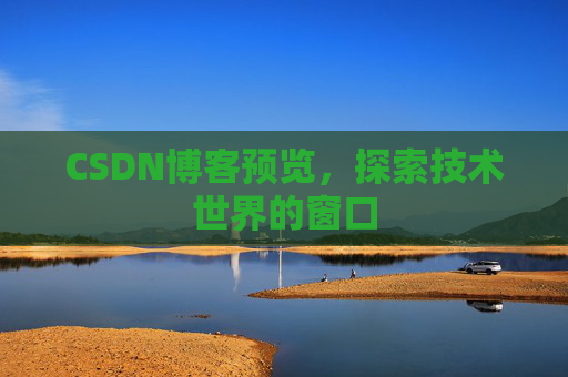 CSDN博客预览,探索技术世界的窗口